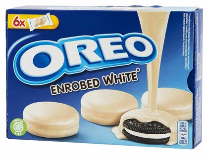 Oreo Μπισκότα με Επικάλυψη & Γέμιση White Chocolate & Milk Cream 246gr