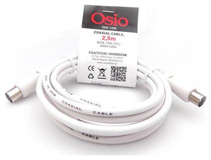 Osio Antenna Cable Coax male - Coax female 2.5m (OSK-1330)