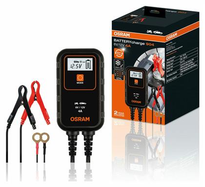 Osram BATTERYcharge 904 Φορητός Φορτιστής Μπαταρίας Αυτοκινήτου 6/12V 4A