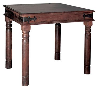 Ostia Κουζίνας Καρυδί 80x80x76εκ. ΕΣ221