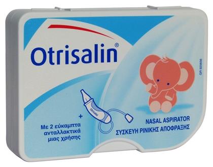 Otrisalin Nasal Aspirator Ρινικός Αποφρακτήρας για Βρέφη και Παιδιά & 2 Ανταλλακτικά