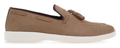 Oziys Δερμάτινα Ανδρικά Loafers σε Λευκό Χρώμα