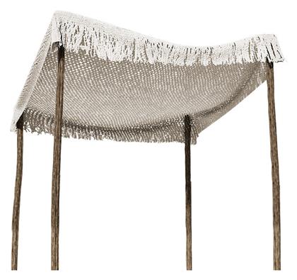 Pakketo Τετράγωνο Δίχτυ Σκίασης Μπεζ 2x2m