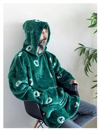 Palamaiki Κουβέρτα με Μανίκια 90x100εκ. Huhu Green