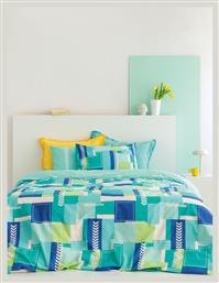 Palamaiki Σετ Μονό 3τμχ 110x200+30εκ. με Λάστιχο Fashion Life FL6188 Τιρκουάζ