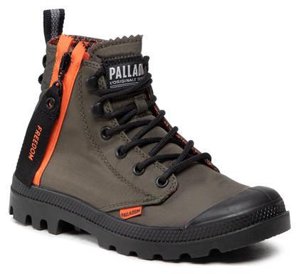 Palladium Pampa Unlocked U Πράσινα Ανδρικά Μποτάκια από το MybrandShoes