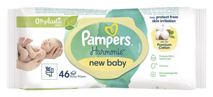 Pampers Harmonie Μωρομάντηλα χωρίς Οινόπνευμα 46τμχ