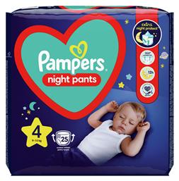 Pampers Night Pants Πάνες Βρακάκι No. 4 για 9-15kg 25τμχ από το e-Fresh