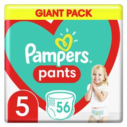 Pampers Pants 360° Πάνες Βρακάκι No. 5 για 12-17kg 56τμχ