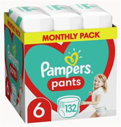 Pampers Pants Πάνες Βρακάκι No. 6 για 15+kg 132τμχ