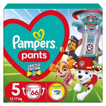 Pampers Paw Patrol Πάνες Βρακάκι No. 5 για 12-17kg 66τμχ από το Pharm24