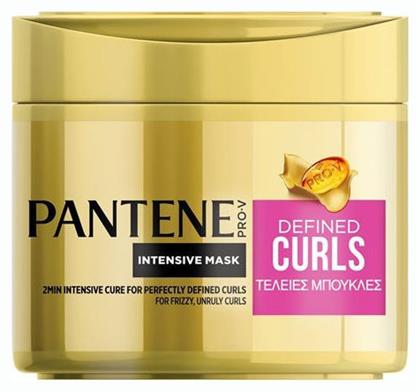 Pantene Defined Curls Intensive Μάσκα Μαλλιών για Επανόρθωση 300ml από το Esmarket