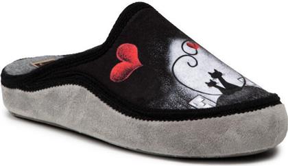 Παντόφλες Σπιτιού Manitu - 330000-09 Μαύρο