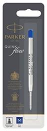 Parker Quinkflow Ανταλλακτικό Μελάνι για Στυλό Medium σε Μπλε χρώμα Ballpoint Medium