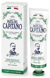 Pasta del Capitano Natural Herbs Οδοντόκρεμα κατα της Πλάκας Φυτική για Βαθύ Καθαρισμό 75ml από το Pharm24