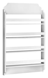 Παιδική Ραφιέρα Λευκή 80x15x132εκ.