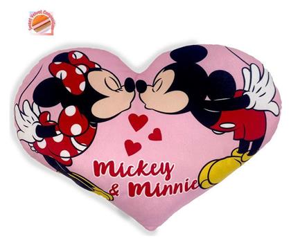 Παιδικό Διακοσμητικό Μαξιλάρι 3d Disney Home Mickey & Minnie Ροζ 54461702010