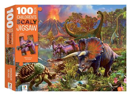 Παιδικό Puzzle Dinosaur Island 100pcs για 6+ Ετών Hinkler από το Toyscenter