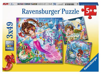 Παιδικό Puzzle Enchanting Mermaids 147pcs για 5+ Ετών Ravensburger από το Moustakas Toys