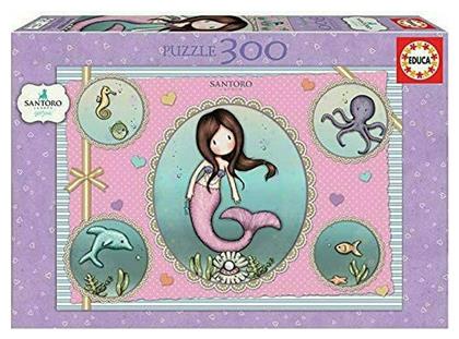 Παιδικό Puzzle Santoro Gorjuss Nice to Sea You 300pcs για 4+ Ετών Educa από το Plus4u