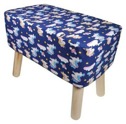 Παιδικό Σκαμπό Unicorn Μπλε 37x50x27εκ.