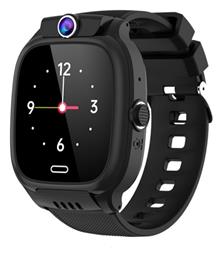 Παιδικό Smartwatch με GPS και Καουτσούκ/Πλαστικό Λουράκι Μαύρο