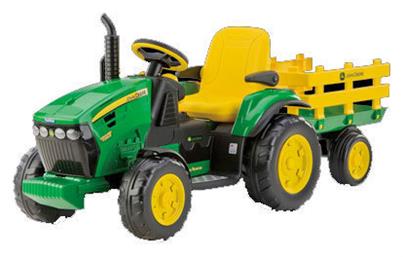 Παιδικό Τρακτέρ John Deere Ground Force Ηλεκτροκίνητο με Καρότσα 12 Volt Πράσινο