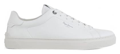 Pepe Jeans Camden Club Ανδρικά Sneakers Λευκά