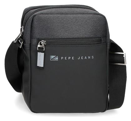 Pepe Jeans Jarvis Ανδρική Τσάντα Ώμου / Χιαστί Ανθρακί από το Designdrops