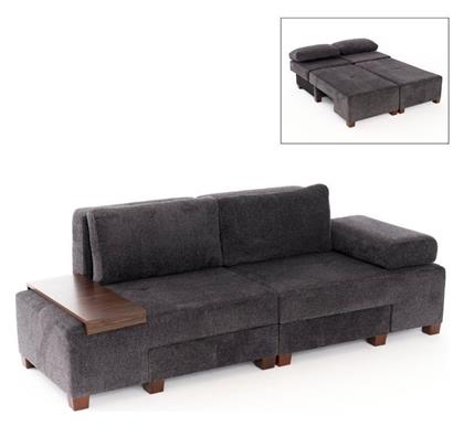 Perenna Τριθέσιος Καναπές Κρεβάτι Υφασμάτινος 233x93x83εκ.