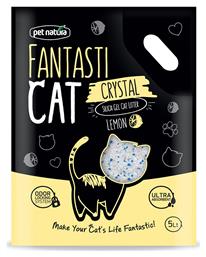 Pet Natura Fantasticat Κρυσταλλική Άμμος Γάτας Λεμόνι 2kg 5lt από το Plus4u