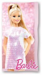 Πετσέτα Θαλάσσης Quick Dry Mattel Barbie 85 70x140 Digital Print Pink 100% Microfiber