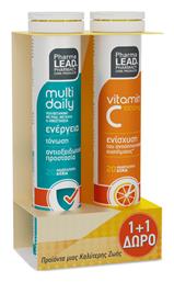 Pharmalead Multi Daily & Vitamin C 1000mg Πολυβιταμίνη Πορτοκάλι 2τμχ από το Pharm24