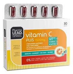 Pharmalead Vitamin C Plus Βιταμίνη για Ενέργεια & Ανοσοποιητικό 1500mg 30 ταμπλέτες