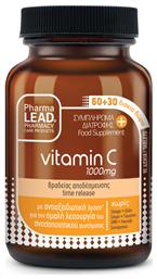 Pharmalead Vitamin C Time Release Βιταμίνη 1000mg 90 x 1 ταμπλέτες 90τμχ από το Pharm24