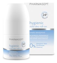 Pharmasept Hygienic Mild Αποσμητικό 24h σε Roll-On Χωρίς Αλουμίνιο 50ml