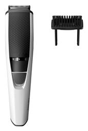 Philips Beardtrimmer Series 3000 Επαναφορτιζόμενη Κουρευτική Μηχανή Ασημί BT3206/14 από το Plus4u