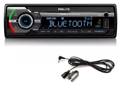 Philips Ηχοσύστημα Αυτοκινήτου 1DIN (Bluetooth/USB/AUX) με Αποσπώμενη Πρόσοψη