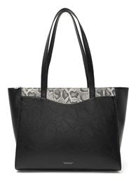 Pierre Loues Γυναικεία Τσάντα Shopper Πλάτης Μαύρη