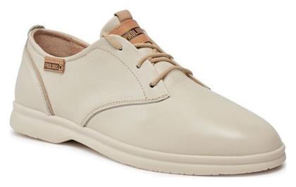 Pikolinos Γυναικεία Oxfords σε Λευκό Χρώμα