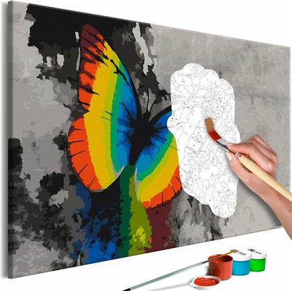 Πίνακας για να τον ζωγραφίζεις - Colourful Butterfly 60x40 - Διαστάσεις (εκατ)Μήκος: 60 Ύψος: 40 από το Polihome