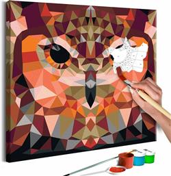 Πίνακας για να τον ζωγραφίζεις - Owl (Geometrical) 40x40 - Διαστάσεις (εκατ)Μήκος: 40 Ύψος: 40 από το Polihome