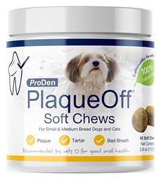 Plaque Off Οδοντική Λιχουδιά Σκύλου κατά της Κακοσμίας για Μικρόσωμες Φυλές 90gr 120τμχ