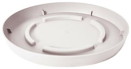 Plastona Roto 22 Στρογγυλό Πιάτο Γλάστρας Floral White 18.5x18.5cm από το Esmarket