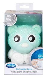 Playgro Παιδικό Φωτιστικό Projector Goodnight Bear με Προβολή Σχεδίων Πράσινο