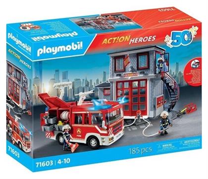 Playmobil Action Heroes Αρχηγείο για 4-10 ετών