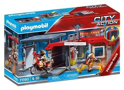 Playmobil City Action Πυροσβεστικός Σταθμός για 4-10 ετών