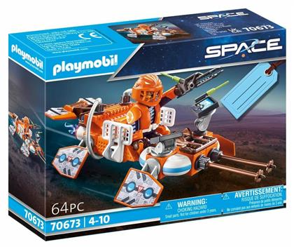 Playmobil Space Εξερευνητής με Διαστημικό Όχημα για 4-10 ετών