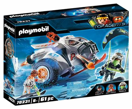 Playmobil Top Agents Spy Team Snow Glider για 6 ετών