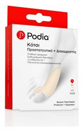 Podia Διαχωριστικό Bunion Total Relief Protector + Separator με Gel για το Κότσι 1τμχ από το Pharm24